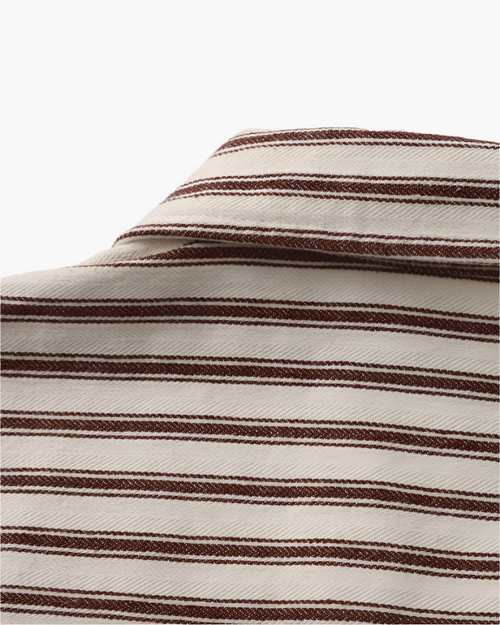 Khaki and White stripe old money top