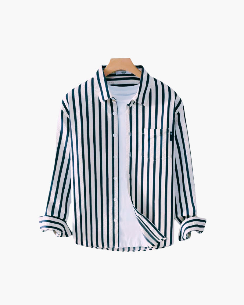 Men's stripped shirt. authentic Box 98