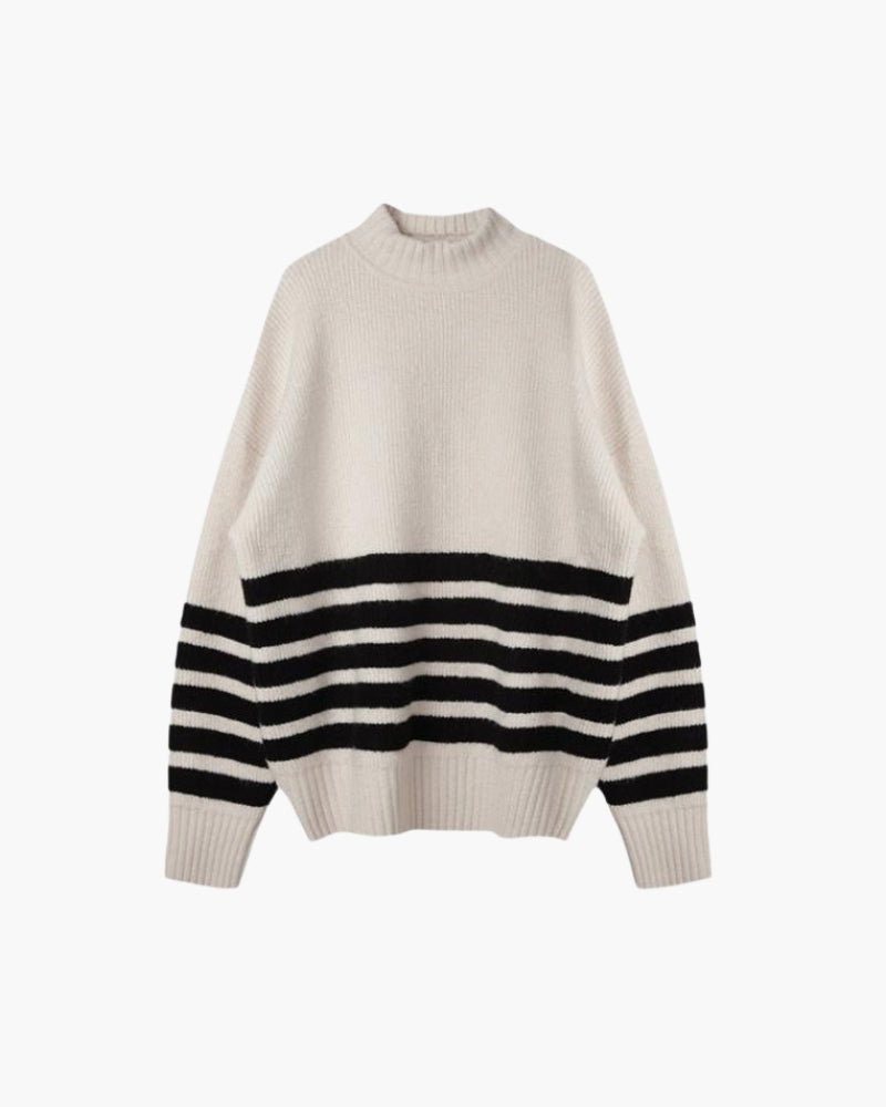 The Coastal Stripe Sweater - Old Money