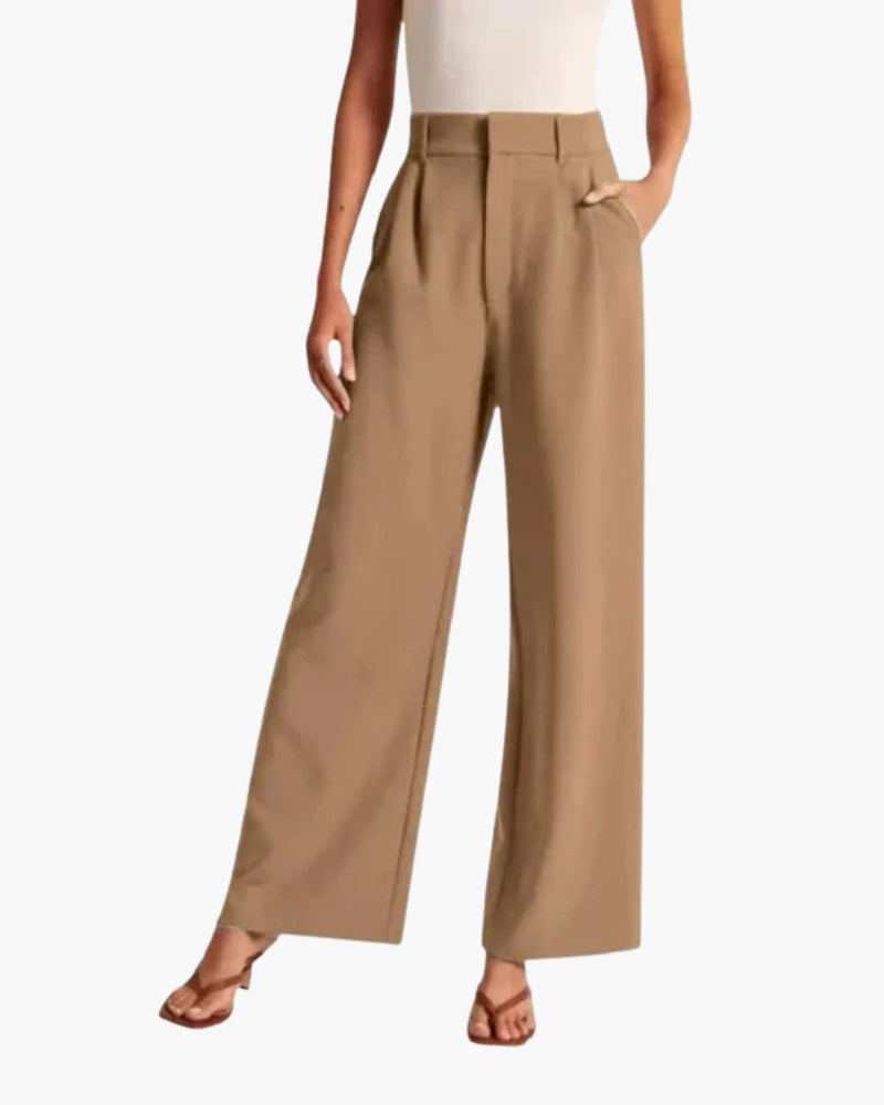 Serena Wide-Leg Trousers - Old Money