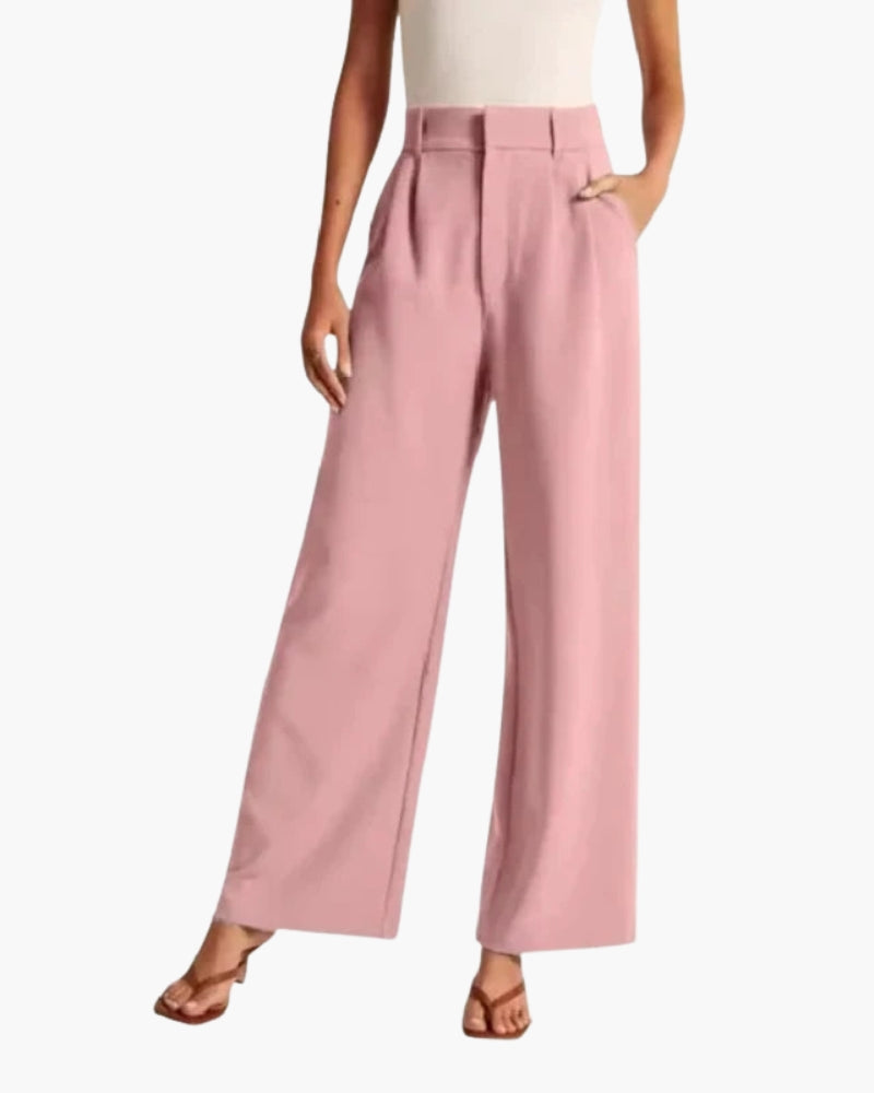 Serena Wide-Leg Trousers - Old Money