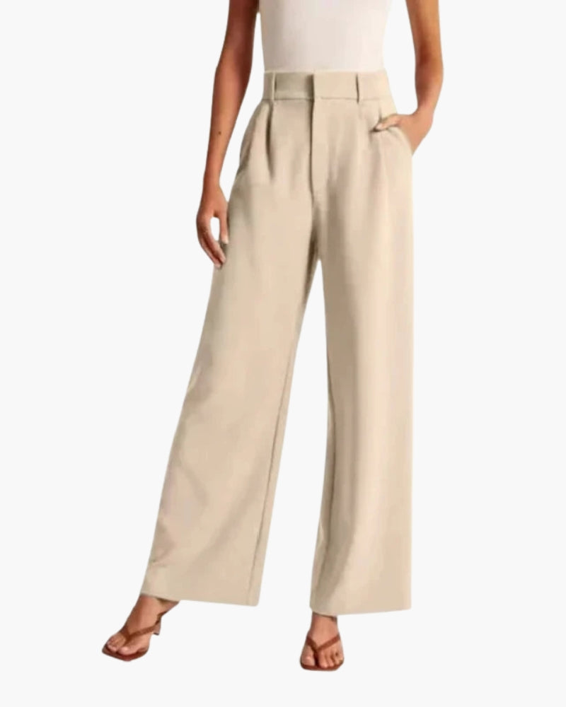 Serena Wide-Leg Trousers - Old Money