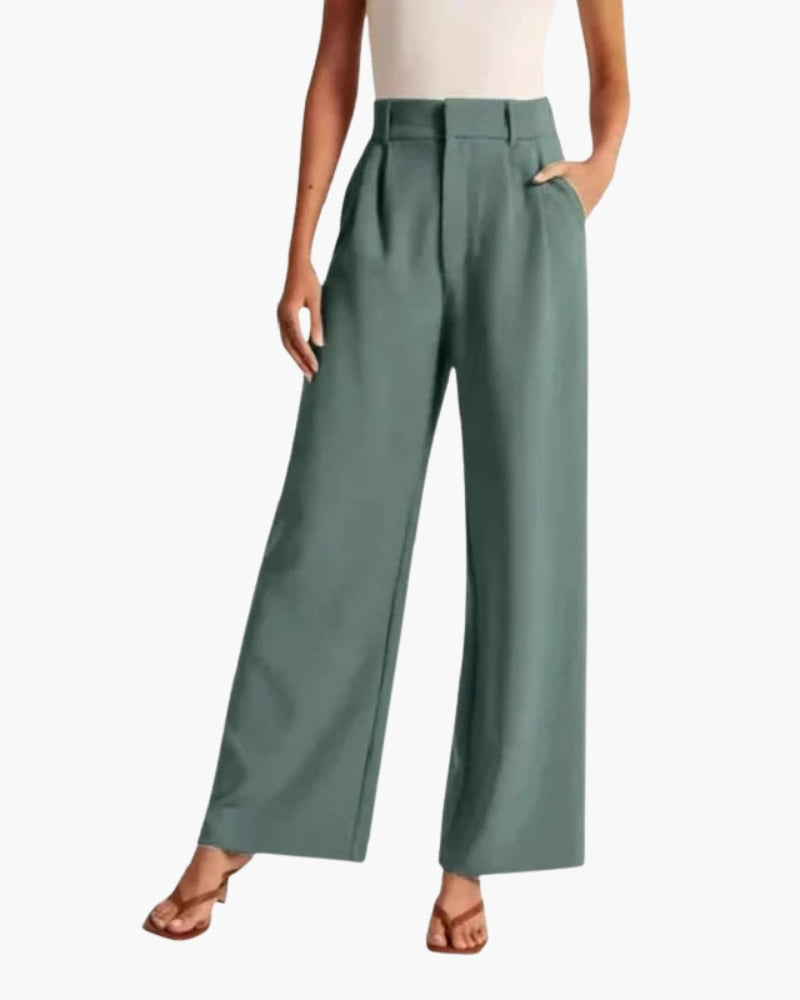 Serena Wide-Leg Trousers - Old Money