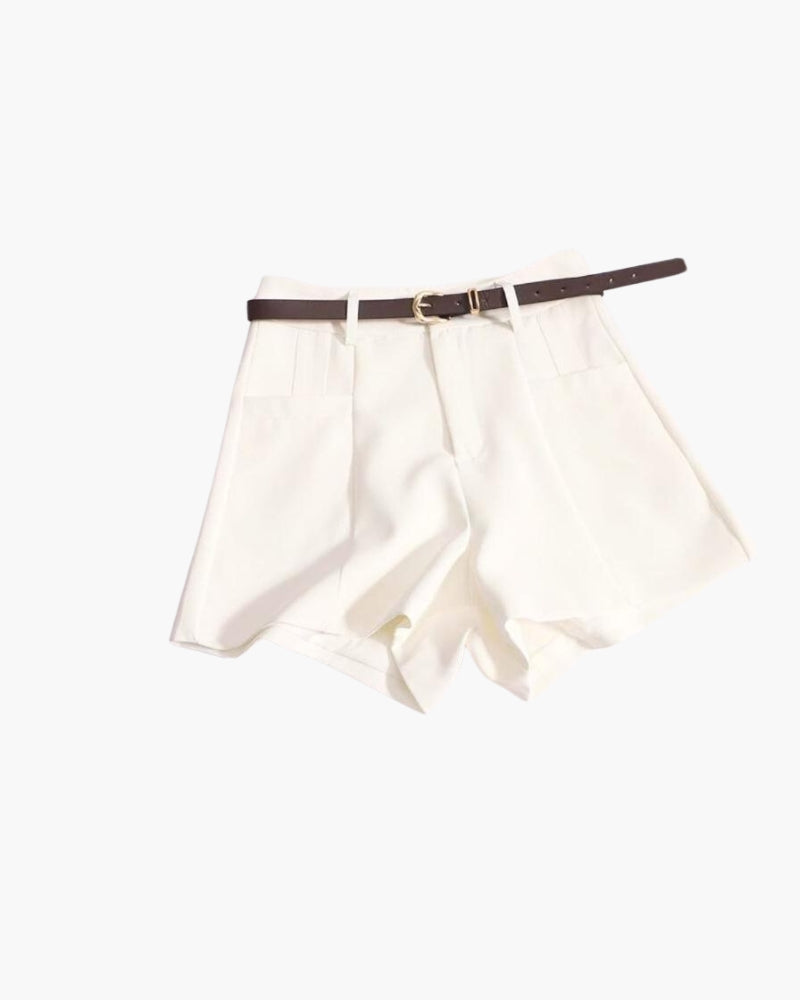 The Vintage Luxe Shorts - Old Money