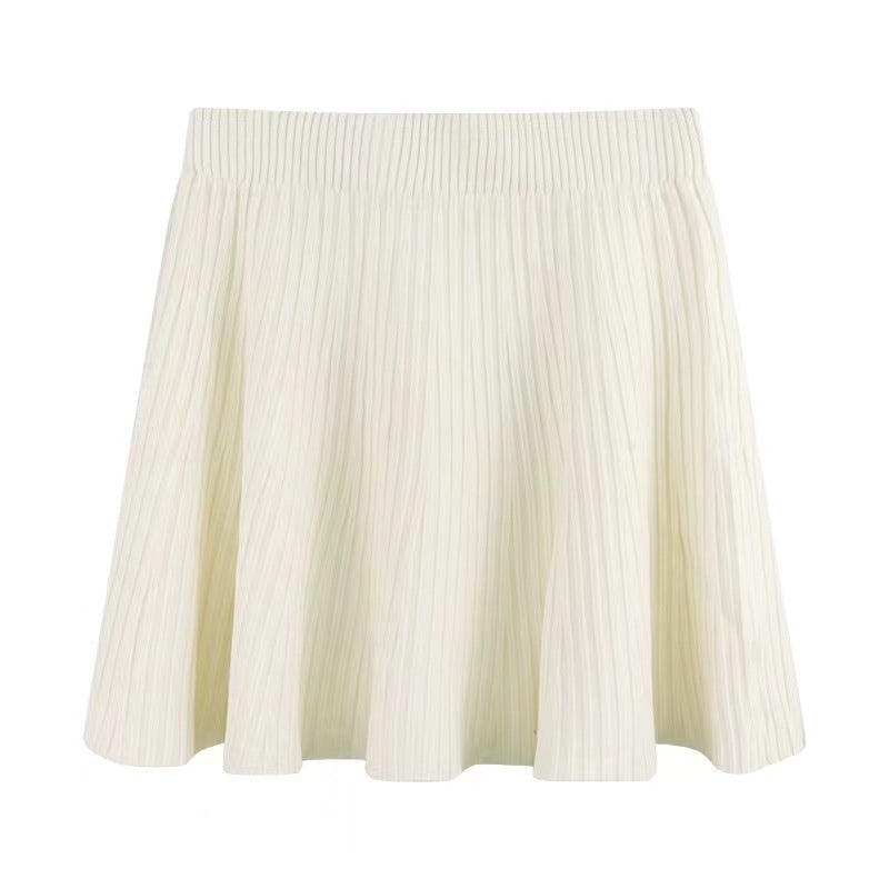 Oxford Pleated Wool Mini