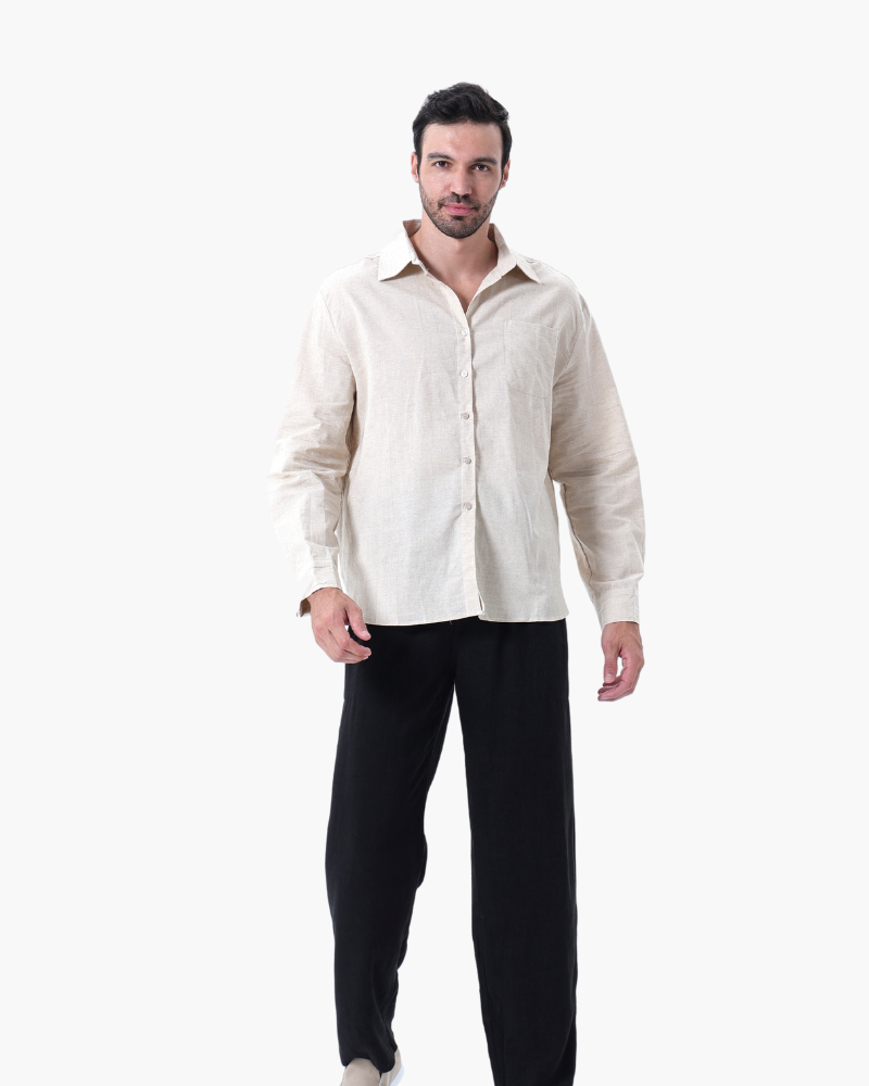 Old Money Linen Combo (Longsleeve) - Old Money