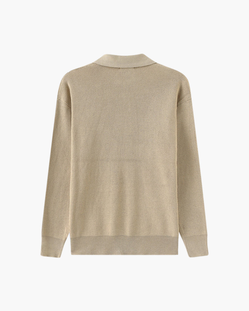 Cesare Half Zip Sweater - Old Money