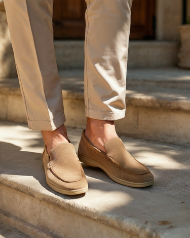 Old Money Premium Suede Loafers - Old Money